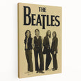 The Beatles Retro Wall Art - Vintage Music Poster, Classic Band Art