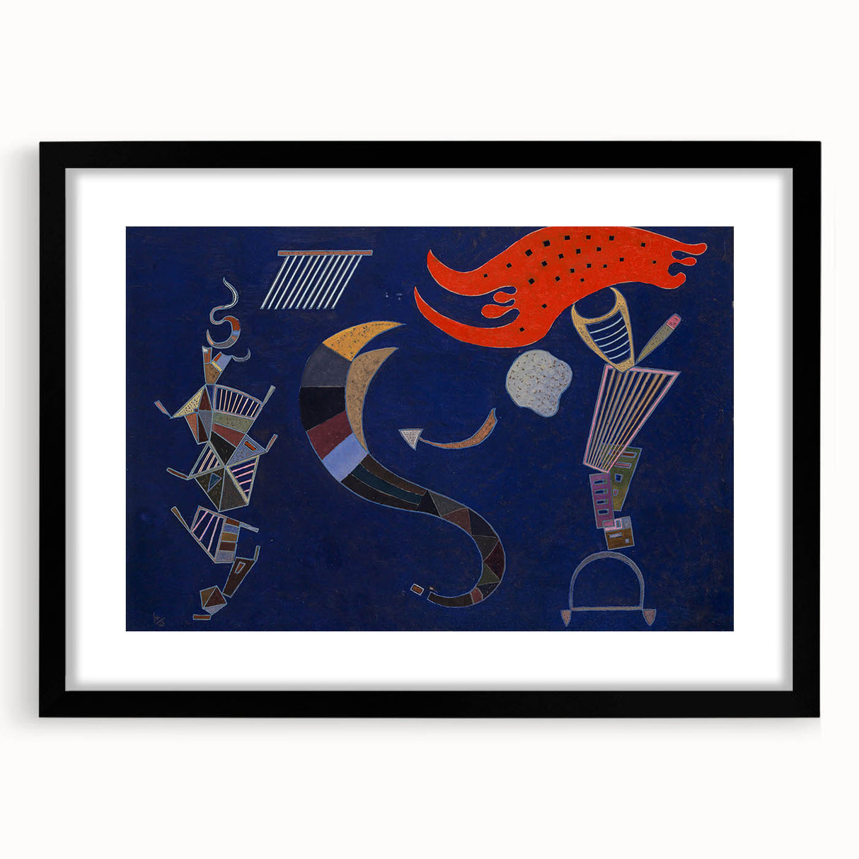 Modern Wall Art - Abstract Geometric Composition | Bold Artistic Decor