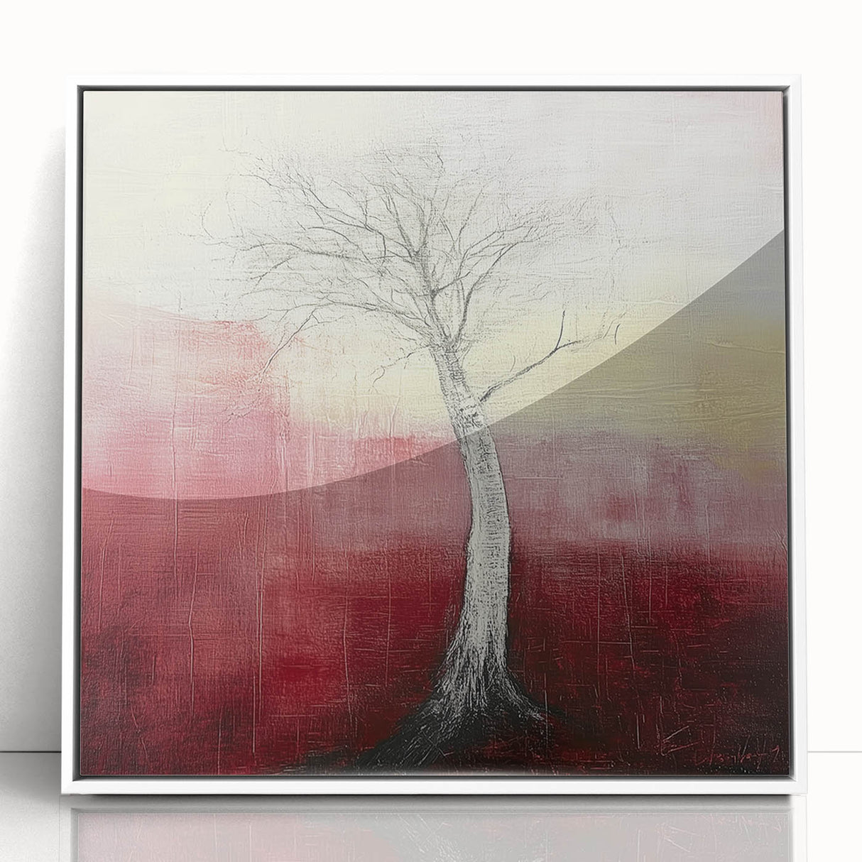 Stylish Wall Art Decor - Abstract Tree Canvas for Living Room