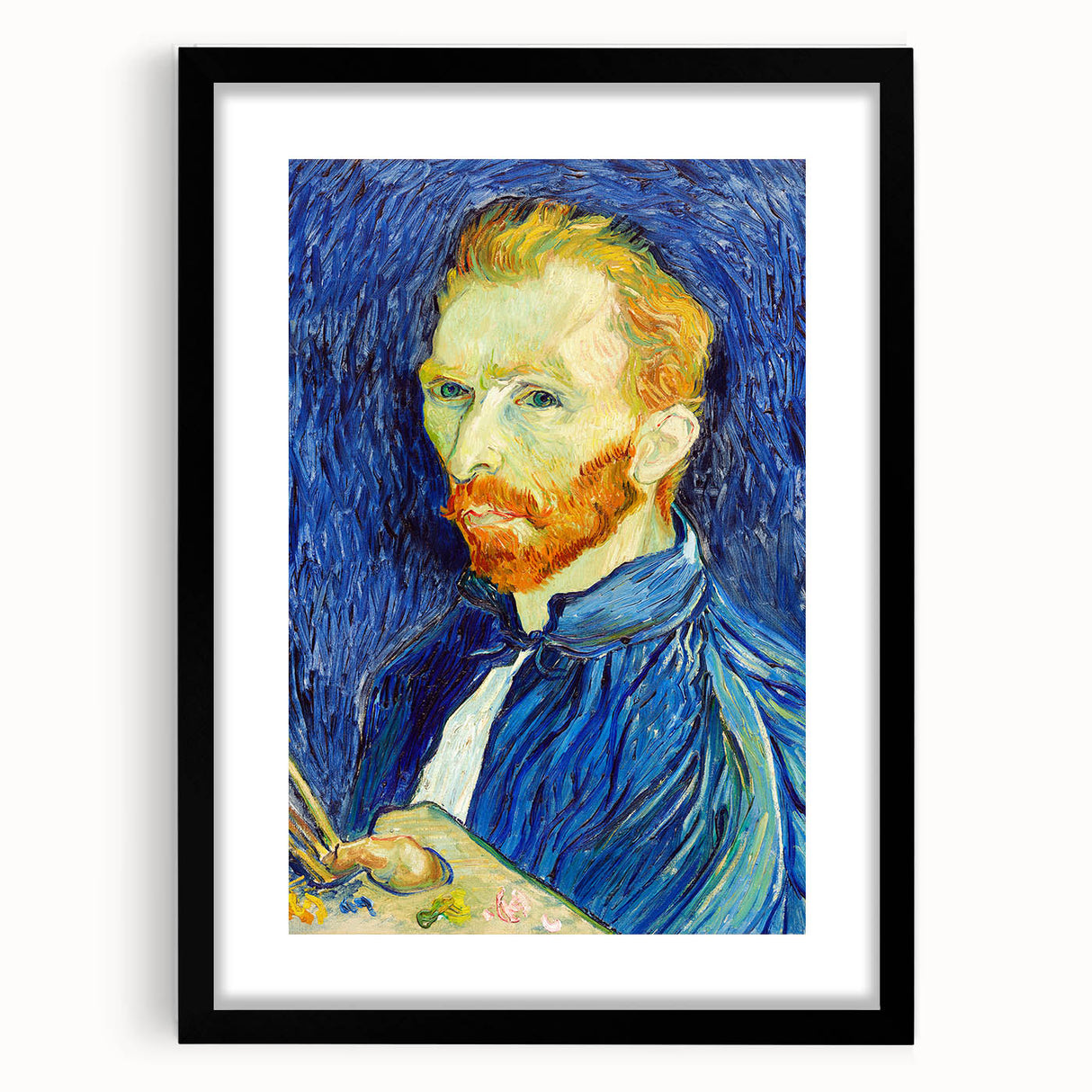 Impressionist Wall Art - Van Gogh Self-Portrait with Palette - Masterpiece