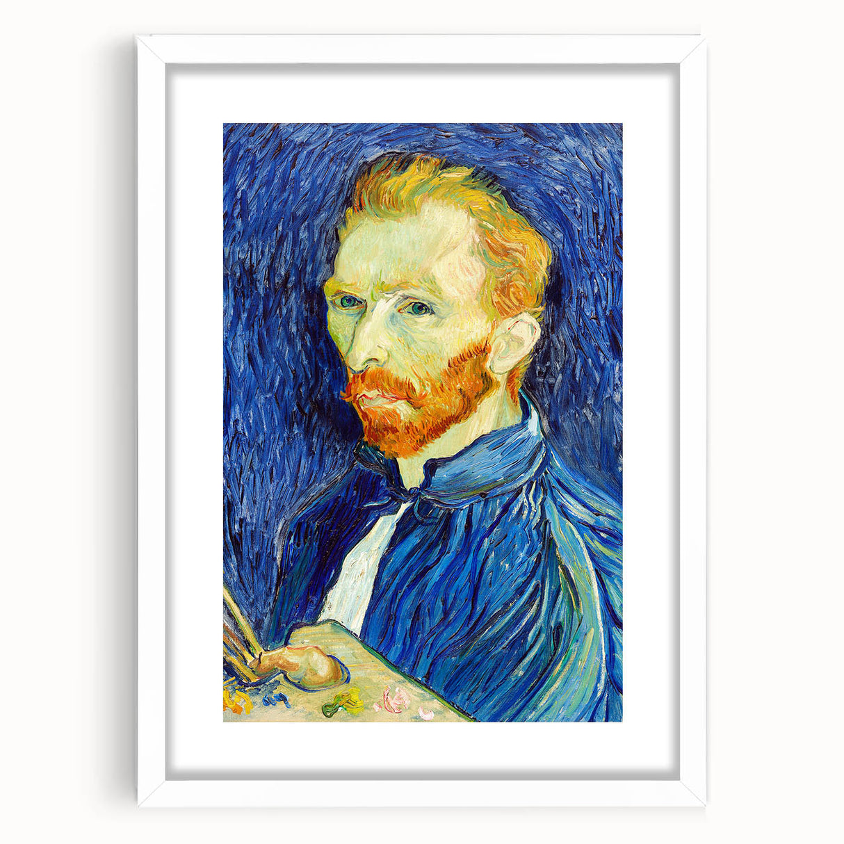 Impressionist Wall Art - Van Gogh Self-Portrait with Palette - Masterpiece