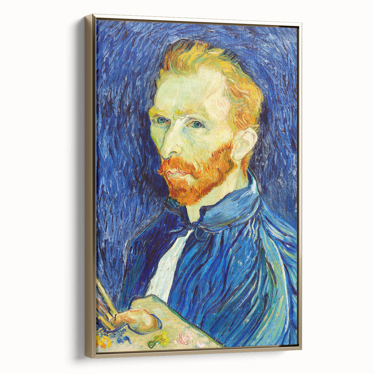 Impressionist Wall Art - Van Gogh Self-Portrait with Palette - Masterpiece