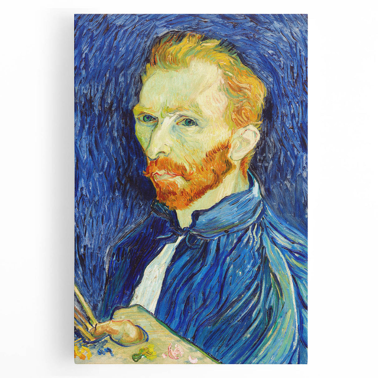 Impressionist Wall Art - Van Gogh Self-Portrait with Palette - Masterpiece