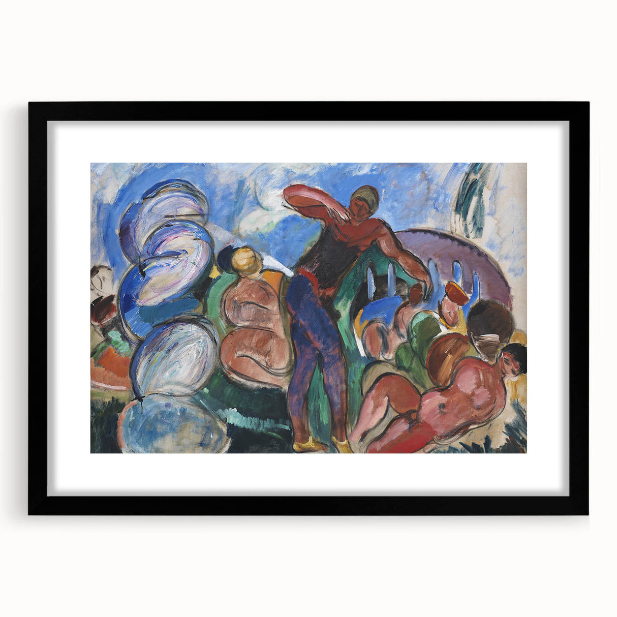 Modern Wall Art - Bold Figurative Composition | Dynamic Artistic Decor