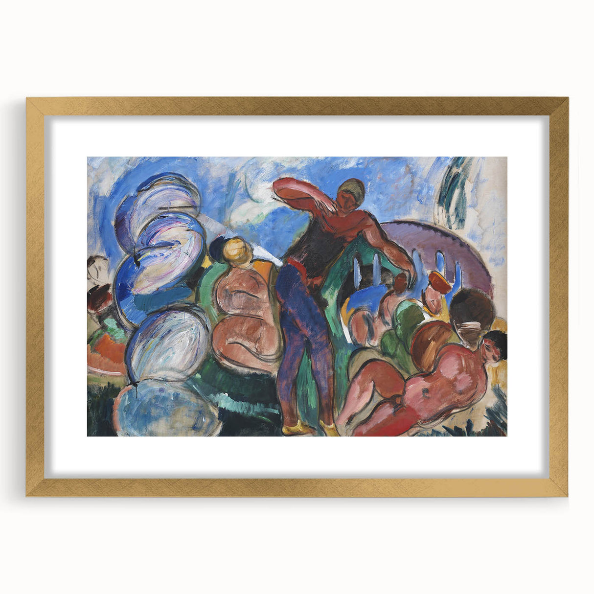 Modern Wall Art - Bold Figurative Composition | Dynamic Artistic Decor