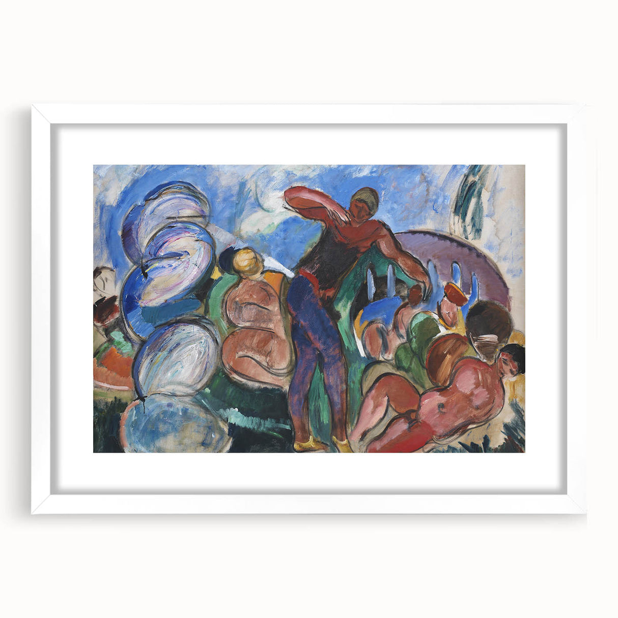 Modern Wall Art - Bold Figurative Composition | Dynamic Artistic Decor