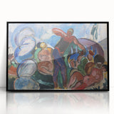 Modern Wall Art - Bold Figurative Composition | Dynamic Artistic Decor