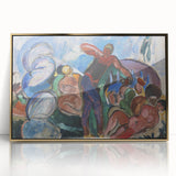Modern Wall Art - Bold Figurative Composition | Dynamic Artistic Decor