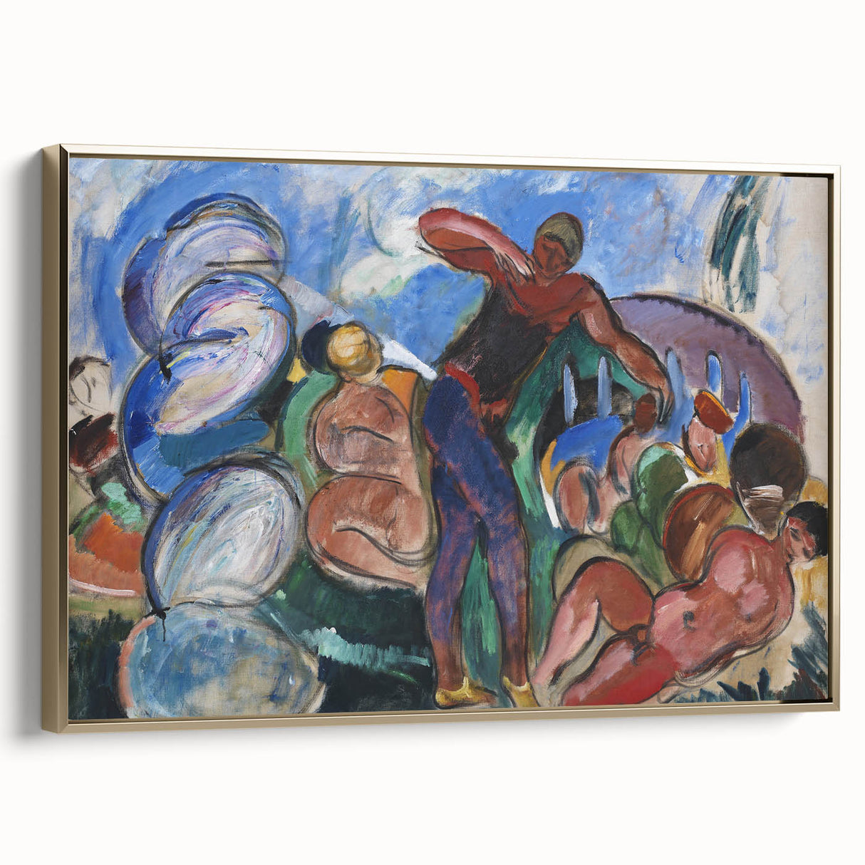 Modern Wall Art - Bold Figurative Composition | Dynamic Artistic Decor