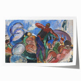 Modern Wall Art - Bold Figurative Composition | Dynamic Artistic Decor