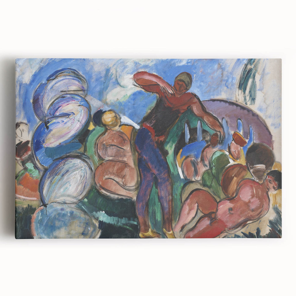 Modern Wall Art - Bold Figurative Composition | Dynamic Artistic Decor