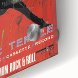 The Cult Sonic Temple Retro Poster Art – Vintage Rock Concert Print