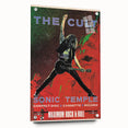 The Cult Sonic Temple Retro Poster Art – Vintage Rock Concert Print