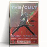 The Cult Sonic Temple Retro Poster Art – Vintage Rock Concert Print