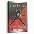 The Cult Sonic Temple Retro Poster Art – Vintage Rock Concert Print