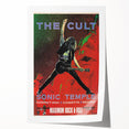 The Cult Sonic Temple Retro Poster Art – Vintage Rock Concert Print