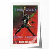 The Cult Sonic Temple Retro Poster Art – Vintage Rock Concert Print