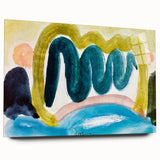 Modern Wall Art - Abstract Pond in Sunlight | Harmonious Nature Decor