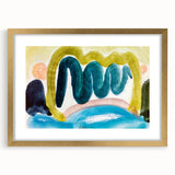 Modern Wall Art - Abstract Pond in Sunlight | Harmonious Nature Decor