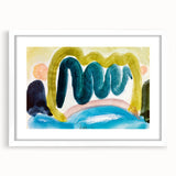 Modern Wall Art - Abstract Pond in Sunlight | Harmonious Nature Decor