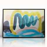 Modern Wall Art - Abstract Pond in Sunlight | Harmonious Nature Decor