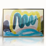 Modern Wall Art - Abstract Pond in Sunlight | Harmonious Nature Decor