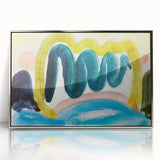 Modern Wall Art - Abstract Pond in Sunlight | Harmonious Nature Decor