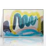Modern Wall Art - Abstract Pond in Sunlight | Harmonious Nature Decor