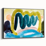 Modern Wall Art - Abstract Pond in Sunlight | Harmonious Nature Decor