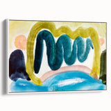 Modern Wall Art - Abstract Pond in Sunlight | Harmonious Nature Decor