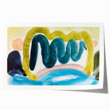 Modern Wall Art - Abstract Pond in Sunlight | Harmonious Nature Decor