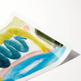 Modern Wall Art - Abstract Pond in Sunlight | Harmonious Nature Decor