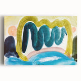 Modern Wall Art - Abstract Pond in Sunlight | Harmonious Nature Decor