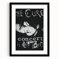 The Cure Retro Concert Poster - Vintage Band Art, Gothic Rock Poster