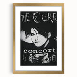The Cure Retro Concert Poster - Vintage Band Art, Gothic Rock Poster