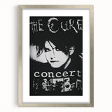 The Cure Retro Concert Poster - Vintage Band Art, Gothic Rock Poster