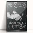 The Cure Retro Concert Poster - Vintage Band Art, Gothic Rock Poster