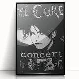 The Cure Retro Concert Poster - Vintage Band Art, Gothic Rock Poster