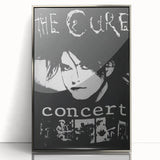 The Cure Retro Concert Poster - Vintage Band Art, Gothic Rock Poster