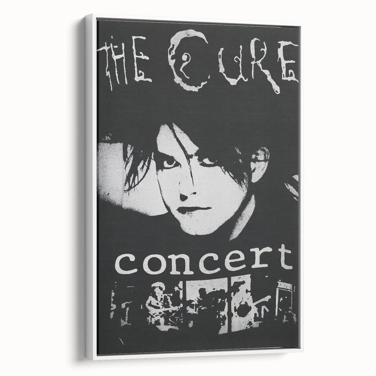 The Cure Retro Concert Poster - Vintage Band Art, Gothic Rock Poster