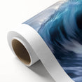 Crashing Wave Light – Dynamic Coastal Abstract Motion Wall Art