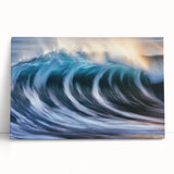 Crashing Wave Light – Dynamic Coastal Abstract Motion Wall Art