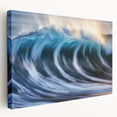 Crashing Wave Light – Dynamic Coastal Abstract Motion Wall Art