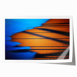 Abstract Blue & Gold Corporate Canvas - Coastal Office Wall Art