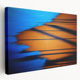 Abstract Blue & Gold Corporate Canvas - Coastal Office Wall Art