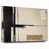 Abstract geometric acrylic glass artwork showcasing a side view with colorful pins, designed for modern decor. Perfect for contemporary art enthusiasts looking to enhance their space with vibrant, eye-catching pieces.