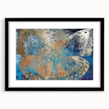 Framed black mat artwork showcasing a whimsical animal design, ideal for children's rooms or play areas, emphasizing vibrant colors and playful imagery.