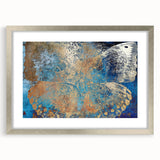 Framed artwork showcasing a collection of diverse animal illustrations in a silver mat, perfect for enhancing modern home decor with a touch of nature.