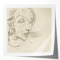 Modern Art Deco Wall Art – Abstract 1920s Inspired Sketch Portrait