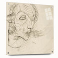 Modern Art Deco Wall Art – Abstract 1920s Inspired Sketch Portrait